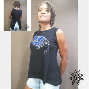 Top Tank Madras Noir