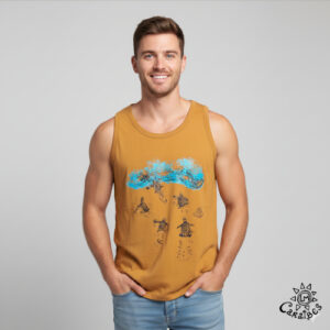 Débardeur Tortue Camel