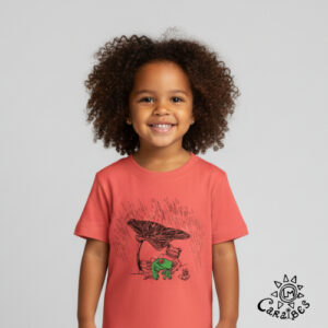 T-Shirt Kids Grenouille Red