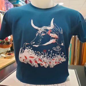 T-Shirt col rond boeuf Cobalt