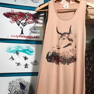 Robe Longue Boeuf Beige