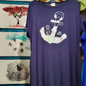 Robe Taïs Ancre Azul Noche