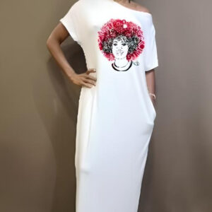 Robe Taïs Afroval Blanc