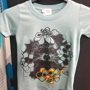 T-Shirt Racoon Cemento