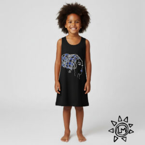 Robe Kids Madras Noir