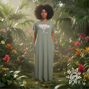 Robe Taïs flamboyant kaki